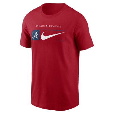 Мужская футболка Atlanta Braves Team Swoosh Lockup