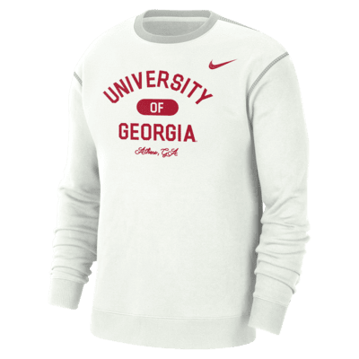 Georgia Men's Nike College Crew-Neck Top