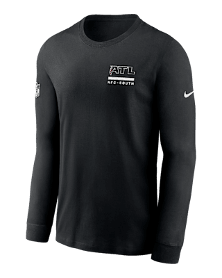 Мужская футболка Atlanta Falcons Sideline Team Issue Nike Dri-FIT NFL Long-Sleeve
