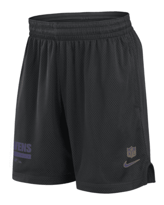 Мужские шорты Baltimore Ravens Sideline Nike Dri-FIT NFL Shorts