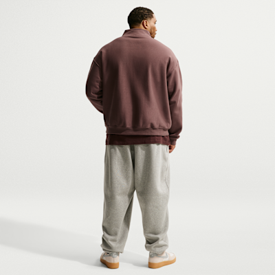 Nike Solo Swoosh Fleece Çeyrek Fermuarlı Erkek Üstü