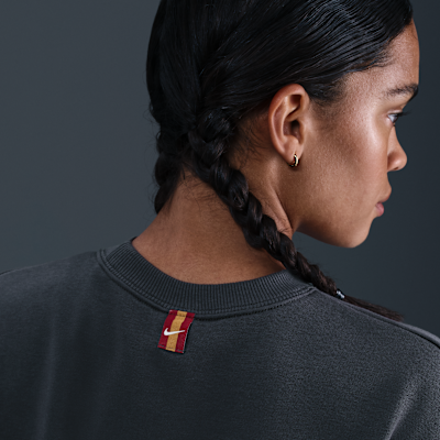 Nike Sportswear Phoenix Fleece Women's Short-Sleeve Cropped French Terry Top
