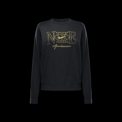 Sweatshirt med rund hals Nike Sportswear Club Fleece för kvinnor