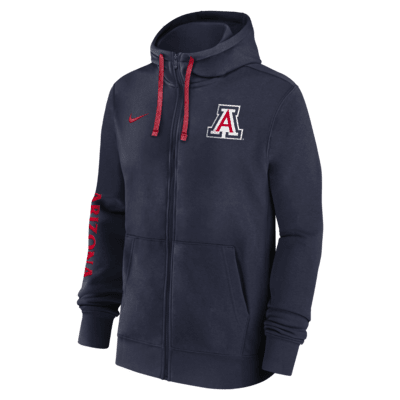 Arizona Wildcats Sideline Team Issue Men's Nike College Full-Zip Hoodie