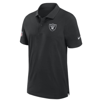 Polo Nike Dri-FIT de la NFL para hombre Las Vegas Raiders Sideline