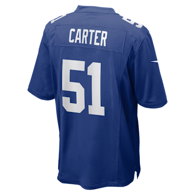 Jersey Nike de la NFL Game para hombre Abdul Carter New York Giants 2025 NFL Draft First Round Pick