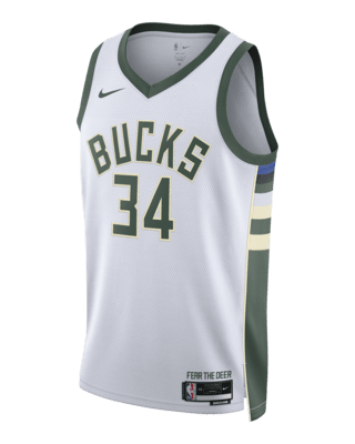 Мужские джерси Milwaukee Bucks Association Edition 2022/23 Nike Dri-FIT NBA Swingman Jersey