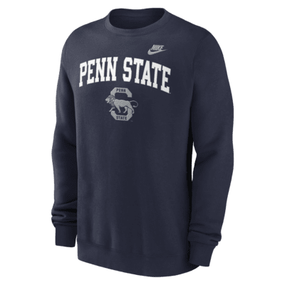 Penn State Nittany Lions Legacy Classic Arch Over Logo Men's Nike College Pullover Crew