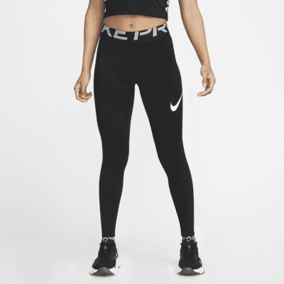 NIKE Pro Dri-FIT Leggings - Black - Women's - Size: M