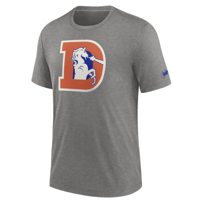 Kids' Denver Broncos Nike Rewind Logo T-Shirt Small Royal