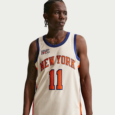 Jalen Brunson New York Knicks City Edition Men's Nike NBA Swingman Jersey