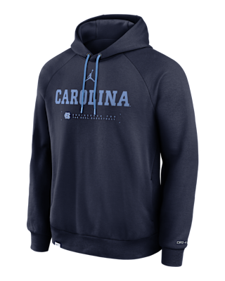 Мужское худи North Carolina Courtside Basketball Practice Jordan Brand Dri-FIT Pullover Hoodie для баскетбола