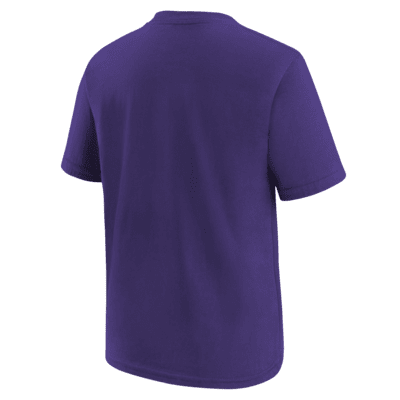 Playera Nike de la NBA para niños talla grande Los Angeles Lakers DNA