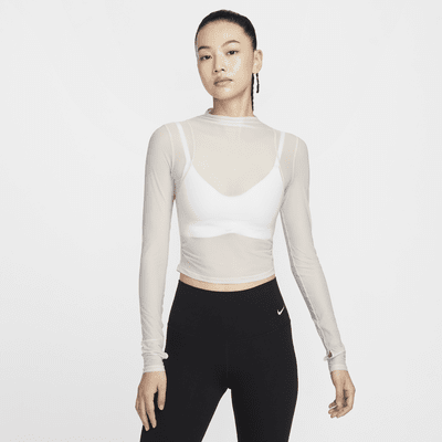 Nike Zenvy Women's Dri-FIT Long-Sleeve Sheer Top