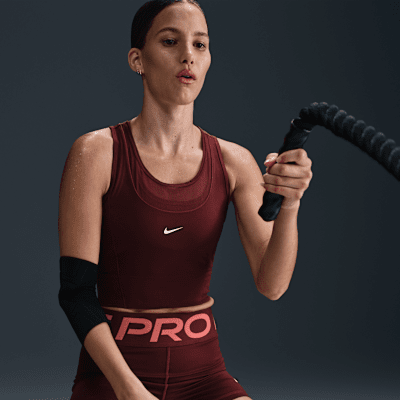 Nike Pro Part superior de tirants i disseny cropped Dri-FIT - Dona