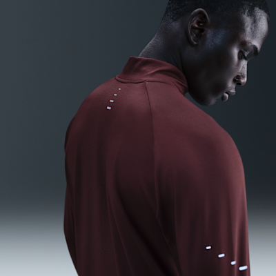 Playera de correr Dri-FIT de cierre de 1/4 para hombre Nike Stride