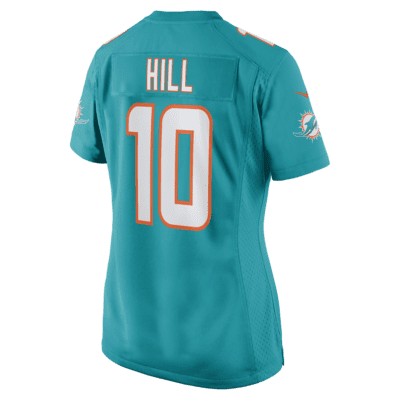 NFL Miami Dolphins (Tyreek Hill) Women's Game Football Jersey