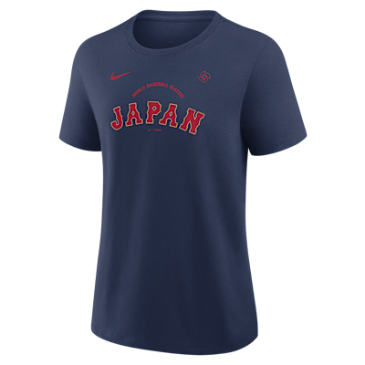 Japan National Baseball Team 2026 World Baseball Classic Script Women's Nike T-Shirt