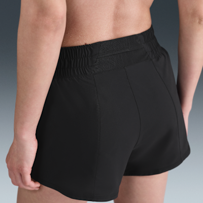Nike One Swoosh Pantalón corto de running de 8 cm y talle medio con malla interior Dri-FIT - Mujer