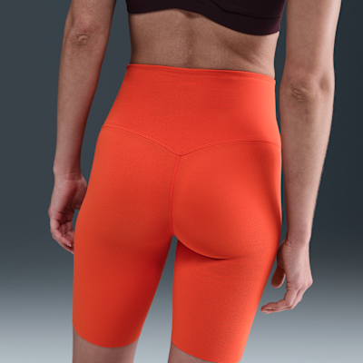 Shorts de ciclista de cintura alta de 20 cm con soporte suave para mujer Nike Zenvy