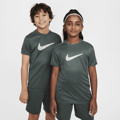 Playera de manga corta Dri-FIT para niños talla grande Nike Trophy23