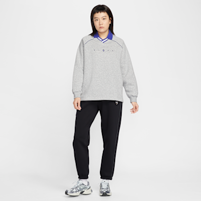 Nike Sportswear Phoenix Fleece Women's Oversized Graphic Polo Top