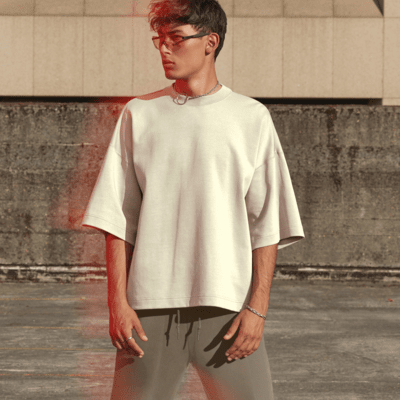 Nike Sportswear Tech Fleece Reimagined oversized sweatshirt met korte mouwen voor heren