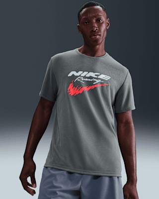 Мужские  Nike Miler Dri-FIT UV Top для бега