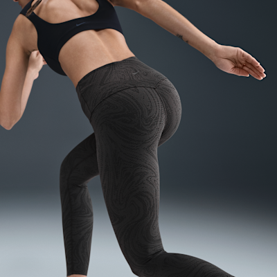 Nike Zenvy Women's Gentle-Support High-Waisted 7/8 Printed Leggings