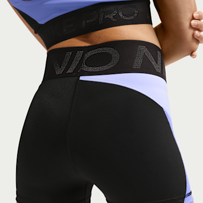 Shorts de ciclismo de tiro alto de 8 cm para mujer Nike Pro Sculpt