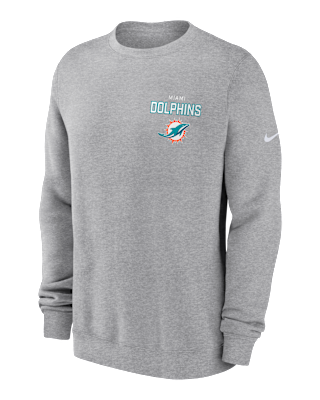 Мужские  Miami Dolphins Draw Block Club Nike NFL Pullover Crew