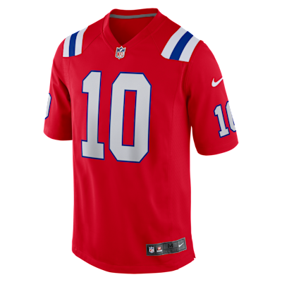 Drake Maye New England Patriots Men's Nike NFL Game Jersey