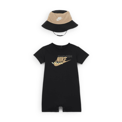 Nike Sportswear PE Baby (12-24M) Romper and Bucket Hat Set