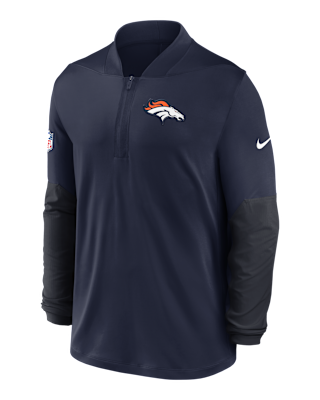 Мужские  Denver Broncos Feel The Pressure Nike Dri-FIT NFL 1/2-Zip Top