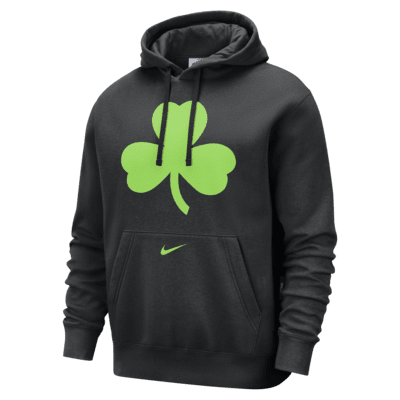 Sudadera con gorro sin cierre Nike de la NBA de tejido Fleece para hombre Boston Celtics Club City Edition