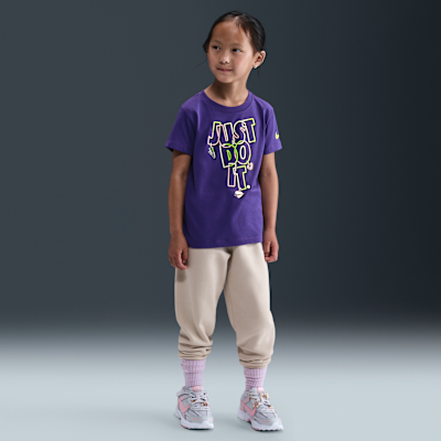 Playera Charm "Just Do It" Nike para niños talla pequeña