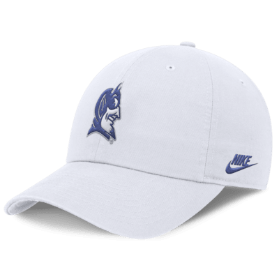 Gorra universitaria Nike Dri-FIT ajustable para hombre Duke Blue Devils Legacy Club