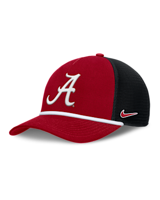 Мужские  Alabama Primetime Rise Nike College Trucker Adjustable Hat