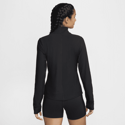 Capa media Dri-FIT de cierre completo para mujer Nike One Rib