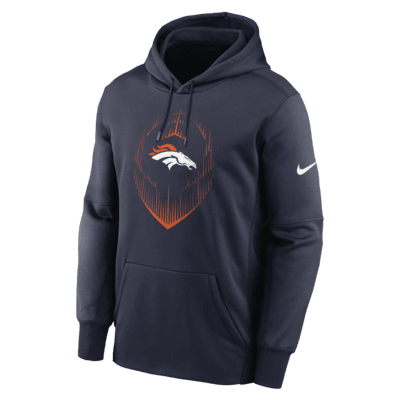 Denver Broncos Icon Men’s Nike Therma NFL Pullover Hoodie