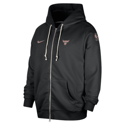 Felpa con cappuccio e zip a tutta lunghezza Nike Dri-FIT Chicago Bulls﻿﻿ Standard Issue – Uomo