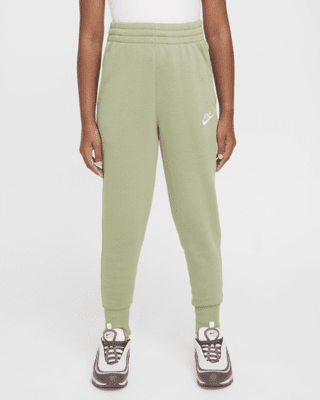 Подростковые  Nike Sportswear Club Fleece Big Kids' (Girls') High-Waisted Fitted Pants