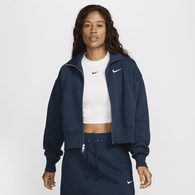 Chamarra de entrenamiento oversized para mujer Nike Sportswear Phoenix Fleece