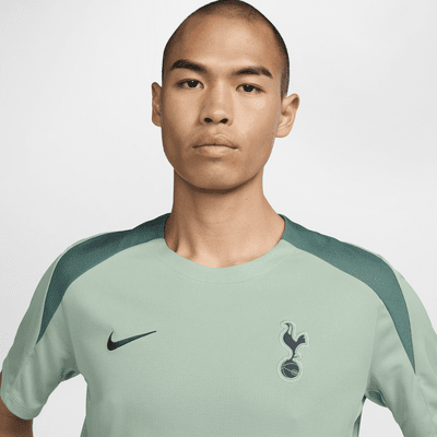 Maskinstrikket Tottenham Hotspur Strike Third Nike Dri-FIT-fodboldoverdel med korte ærmer til mænd