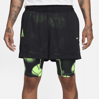 Shorts de básquetbol Dri-FIT de 10 cm 2 en 1 para hombre Ja