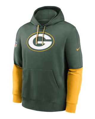 Мужское худи Green Bay Packers Sideline Team Issue Club Nike NFL Pullover Hoodie