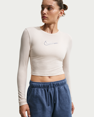 Женская футболка Nike Sportswear Slim Long-Sleeve