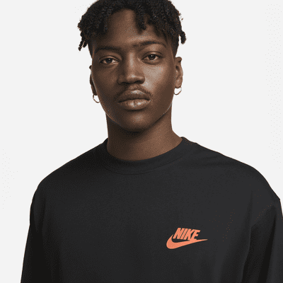 Nike Black And Red Sportswear Club Sweatshirt Nike