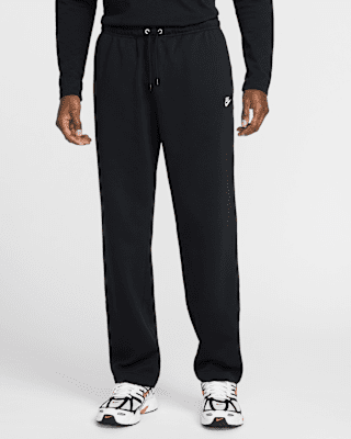 nike sweats open bottom