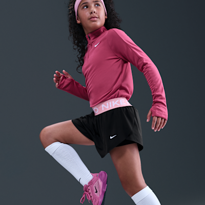 Nike Pro 2-in-1 Dri-FIT shorts voor meisjes